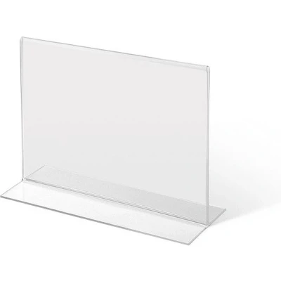 Afbeelding van T Standaard Menuhouder Acryl A5 Liggend