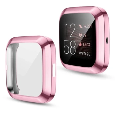 Afbeelding van Fitbit Versa 2 Soft TPU case (volledig beschermd) Roze