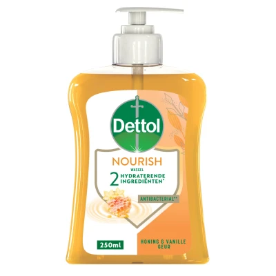 Afbeelding van Dettol Handzeep Extra Care Honing &amp; Galamboter 250ML
