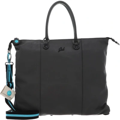 Afbeelding van Gabs Leren Schoudertas G3 Plus TG Tender Black Shoulder Bag Asfalto Antraciet