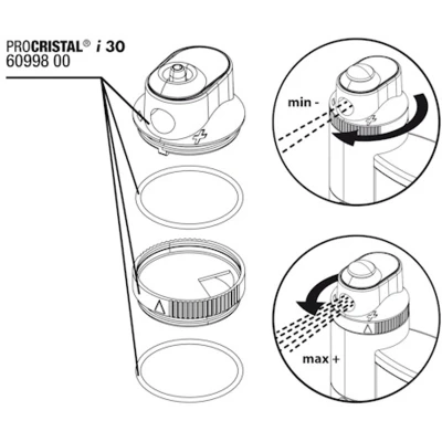 Afbeelding van Jbl Procristal I30 Waterafvoer Met Regulering Uv filters 1 stuk