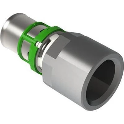 Afbeelding van SkinPress New Messing overgangskopp. 20 mm pers x 22 knel