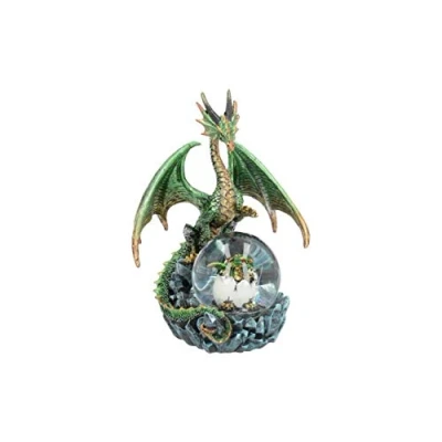 Afbeelding van Nemesis Now Emerald Oracle Sneeuwbol, Groen, 19cm
