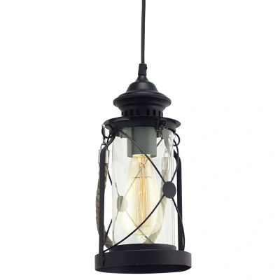 Afbeelding van EGLO hanglamp Bradford zwart