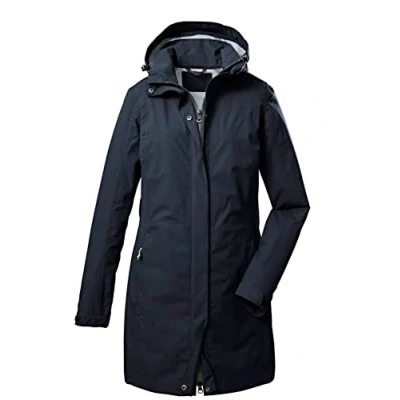 Afbeelding van killtec Women&#039;s 2 1/2 laags functionele parka/parka met afritsbare capuchon KOS 93 WMN PRK, dark navy, 42, 39143 000