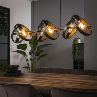 Afbeelding van Hoyz Collection Hanglamp 6L Hover Charcoal