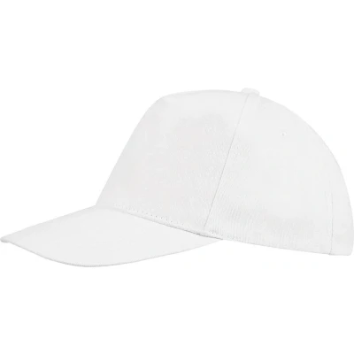 Afbeelding van SOLS Unisex Buzz 5 Panel Baseball Cap (Wit)