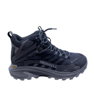 Afbeelding van Merrell® Moab Speed 2 Mid GTX® schoenen voor heren, Gore TEX® technologie, voering en bovenmateriaal van mesh, Asfalt, 42.5 EU