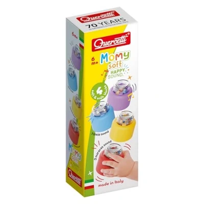 Afbeelding van Quercetti Momy Soft bouwblokken met Geluid, 4dlg.