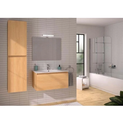 Afbeelding van Badmeubelset Allibert Single 80x40x46cm Eiken Atlas