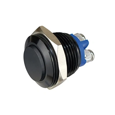 Afbeelding van Sintron Connect aluminium knop 16 mm 1 x slot zwart plat