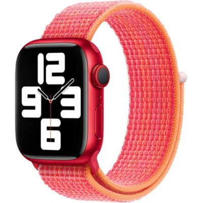 Afbeelding van Apple Watch Strap 45mm (PRODUCT)RED Sport Loop