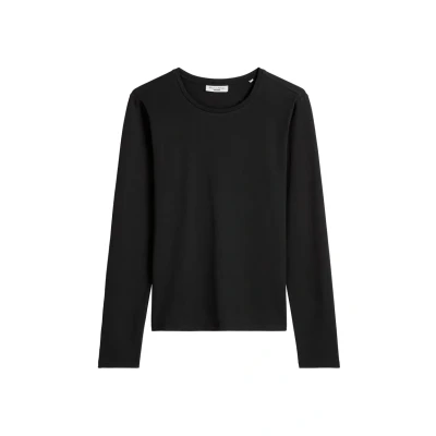 Afbeelding van Marc O&#039;Polo Denim SOFT Longsleeve, Dames, Maat: Small, Black