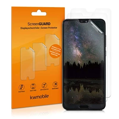 Afbeelding van kwmobile 3x screenprotectors compatibel met Huawei P20 Pro screenprotector Beschermfolie voor smartphones Transparant
