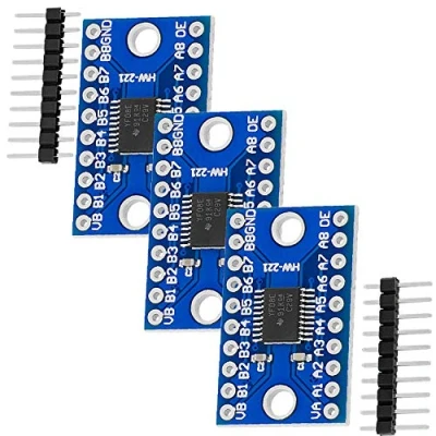 Afbeelding van AZDelivery 3 x TXS0108E Logic Level Converter 8 kanaal compatibel met Arduino en Raspberry Pi