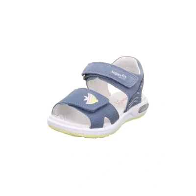 Afbeelding van Superfit meisjes emily sandaal, Blauw geel 8000, 32 EU