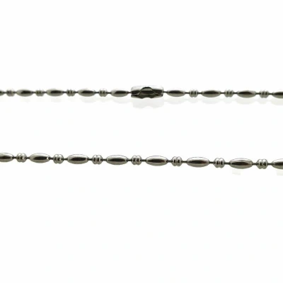 Afbeelding van Halsketting Bamboo Staal 60cm 2.2mm Zilverkleurig