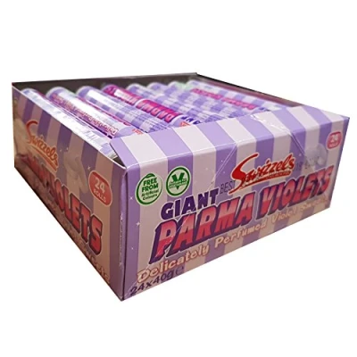 Afbeelding van Parma Violets Giant Snoepjes Swizzels Matlow Candy 40g (Pack van 24)