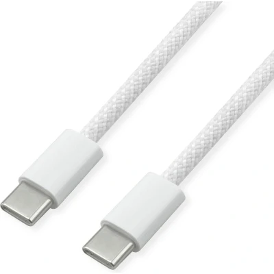 Afbeelding van VALUE USB 2.0 kabel, type C C, ST/ST, 60W, wit, 3 m