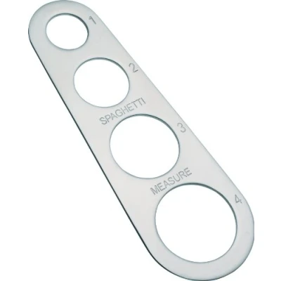Afbeelding van MasterClass Kitchen Craft Spaghettimeter, Roestvrij Staal, Zilver, 9 x 12 16 cm