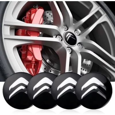 Afbeelding van 4 Stuks Auto Naafdoppen Voor Citroen C4 Grand SpaceTourer 2018 2023,Banden Velgen Onderdelen Wieldoppen Wielnaafdoppen Wielnaaf Middenafdekkingen Accessoires,50MM