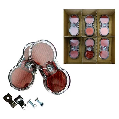 Afbeelding van Busch &amp; Muller Toplight Flat Plus Achterlicht Led 6 stuks Rood