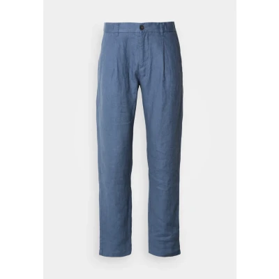 Afbeelding van Marc O&#039;Polo OSBY Pleats Broek, Heren, Maat: 29x32, Storm
