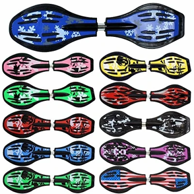 Afbeelding van FunTomia Waveboard Original ABEC9 kogellagers incl. tas (verschillende kleuren designs) (blauw / sneeuwvlok)