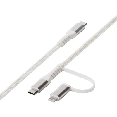 Afbeelding van Vivanco USB C kabel bus 1.2 m Wit 64216