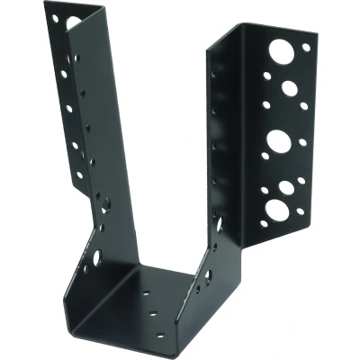 Afbeelding van Raveeldrager Zwart Verzinkt voor 6.3 x 17.5 cm Balken Per Stuk