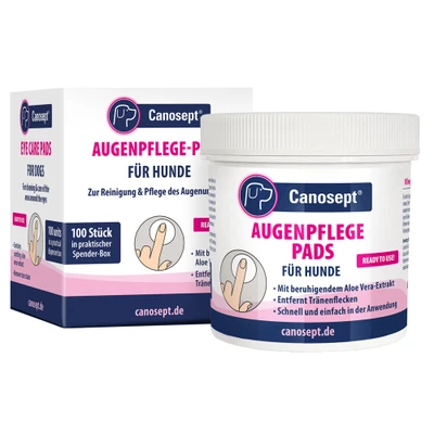 Afbeelding van Canosept oogverzorging pads 100 stuks voor honden