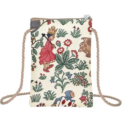 Afbeelding van Signare Smartphone Tasje Gobelin Alice in Wonderland Charles Voysey