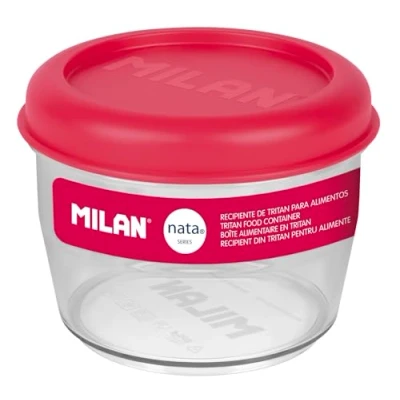 Afbeelding van MILAN® Vershouddoos Tritan rond 0,5 l nata® 624 roze