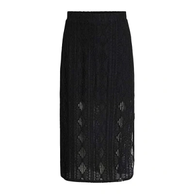 Afbeelding van Vila Visindy Hw Rok Midi voor dames, zwart, S