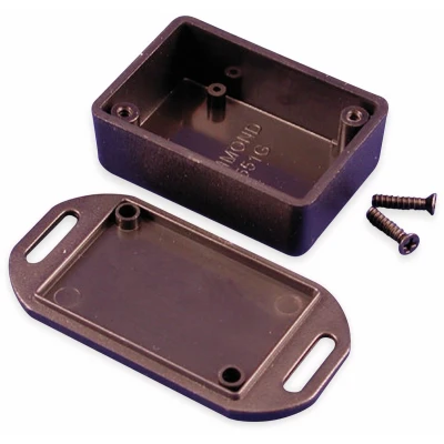 Afbeelding van Hammond Electronics 1551GFLBK Euro behuizing ABS Zwart 1 stuk(s)