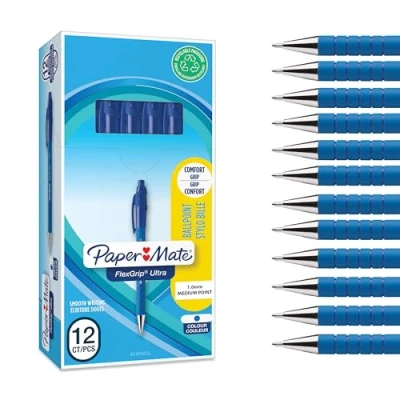 Afbeelding van Balpen Paper Mate Flexgrip 1mm Ultra Blauw