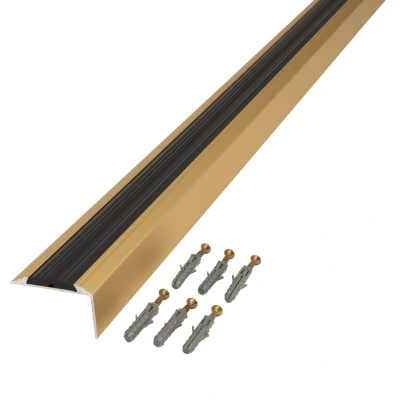 Afbeelding van Trapneusprofiel 900 x 46 29 mm goudkleurig 14 stuks