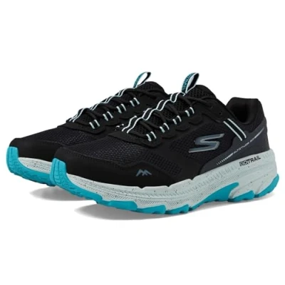 Afbeelding van Skechers Go Run Trail Altitude 2.0 Burrone, Ravine Dames, Zwart leer Aqua Trim, 41 EU