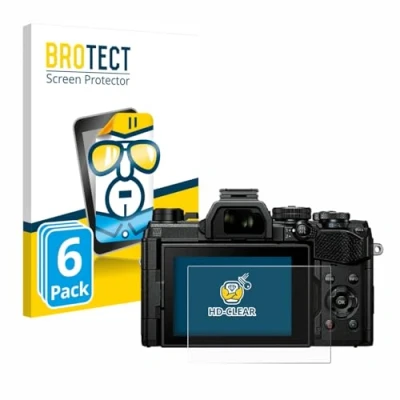 Afbeelding van BROTECT Screenprotector voor Olympus OM System 5 Folie Beschermfolie transparant (6 Stuks)