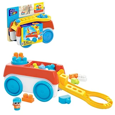 Afbeelding van Mega Bloks Block Spinning Bolderkar met Bouwblokken