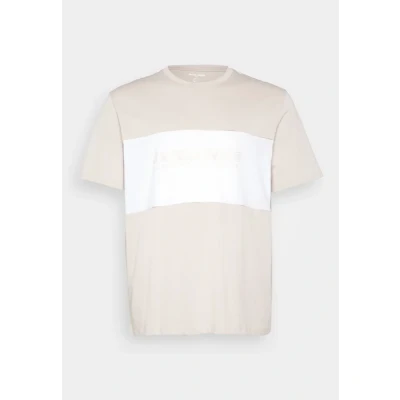 Afbeelding van Jack &amp; Jones Jjelegacy Blocking TEE Oneck Tshirt print, Heren, Maat: 5XL, Moonbeam