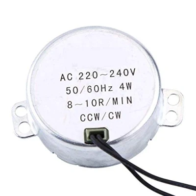 Afbeelding van AC synchrone motor 220V 240V CW/CCW 8RPM 10RPM reductiemotor 4W elektrische motor, eigen