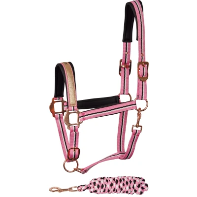 Afbeelding van Harry&#039;s Horse Halsterset Mare Pony Roze