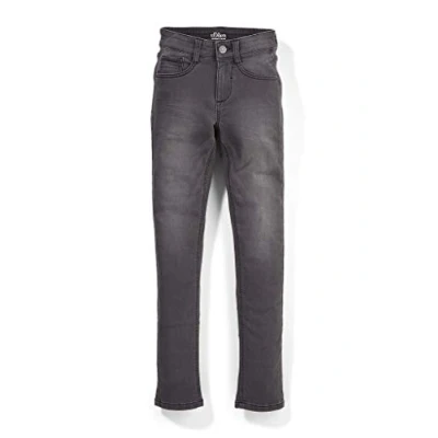 Afbeelding van S.oliver junior broek voor jongens grijs maat 170 reg