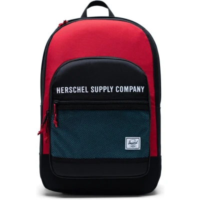 Afbeelding van Herschel Athletics Kaine Black/Red/Bachelor Button Rugzak met Laptopvak 30L Opbergruimte Extra compartimenten Series