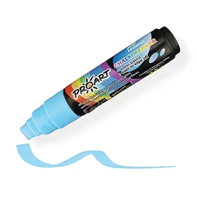 Afbeelding van LEVIATAN Droog &amp; vochtig afwasbare krijtmarker CHALK MARKER 15G BLUE blauw