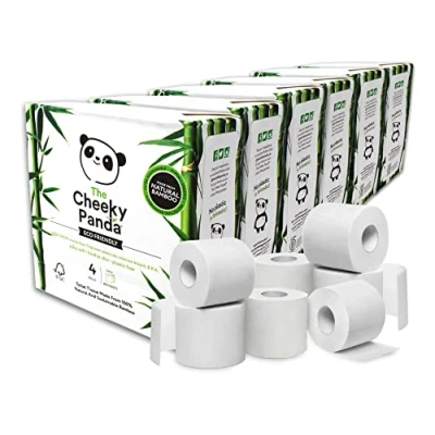 Afbeelding van The Cheeky Panda Toiletpapier Bamboe (6x4)