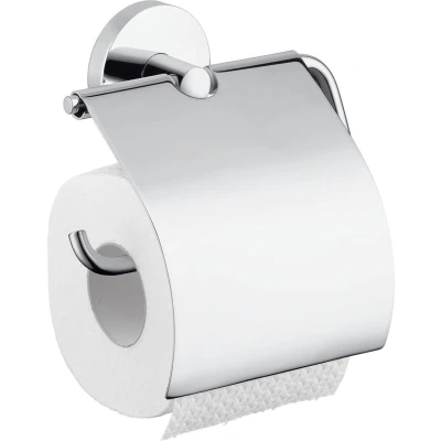 Afbeelding van Hansgrohe Logis closetrolhouder met klep