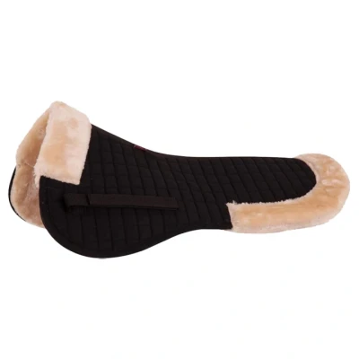 Afbeelding van Premiere Zadelonderlegger Artificial Fur Pony Zwart Wit