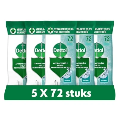 Afbeelding van Dettol Power &amp; fresh wipes ocean 80 stuks